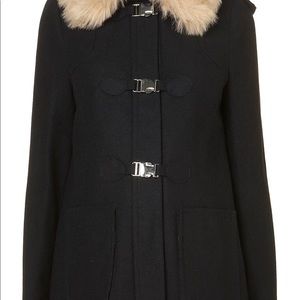 Topshop's Emmie Fur Lined Maternity - Full Pregnancy Coat